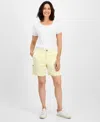 Style & Co Women's Comfort-waist Cargo Shorts, Regular & Petite, Created For Macy's