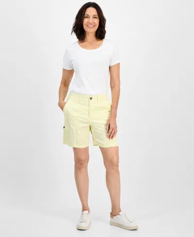 Style & Co Women's Comfort-waist Cargo Shorts, Regular & Petite, Created For Macy's