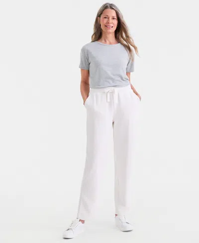 Style & Co Women's Cord Sweatpants, Macy's Exclusive In White