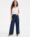 Style & Co Women's Cotton Eyelet Pull-on Wide-leg Pants, Exclusively At Macy's
