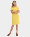 STYLE & CO WOMEN'S COTTON POLO DRESS, CREATED FOR MACY'S