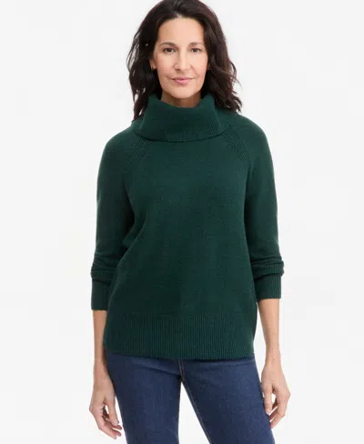 Style & Co Women's Cowl-neck Tunic Sweater, Macy's Exclusive In Green