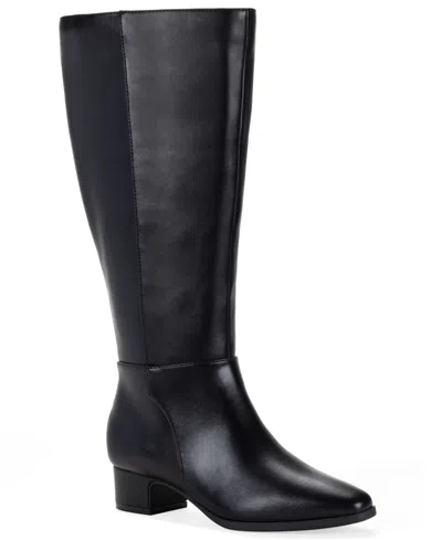 Style & Co Women's Diannaa Tall Wide-calf Boots, Macy's Exclusive In Black