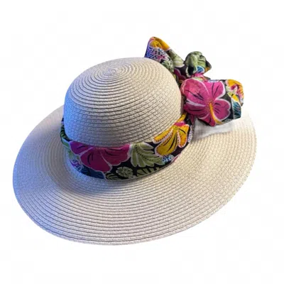 Style & Co Women's Elegant Wide Brim Sun Hat In Tan/multicolor