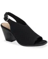 Style & Co . Women's Fayee Knit Sandals, Macy's Exclusive In Black