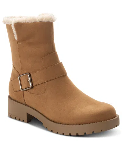 Winter Boots Macys Suede Booties Style Co Women's Fleurr Belt Lug