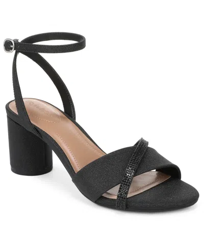 Style & Co Women's Florencee Block Heel Sandals, Macy's Exclusive In Black