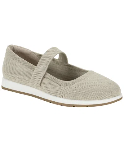 Style & Co Women's Gladyss Sporty Knit Mary Jane Flats, Macy's Exclusive In Brown