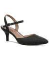 Style & Co Women's Gwenn Evening Shimmer Heel Pumps, Exclusively At Macy's In Black