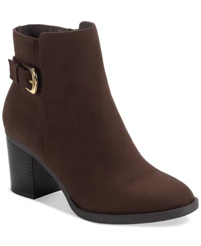 STYLE & CO WOMEN'S HARLEMM BUCKLE BOOTIES, CREATED FOR MACY'S
