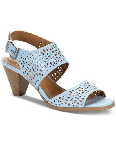 Style & Co Women's Hazleyy Dress Sandals, Exclusively At Macy's In Dream Blue