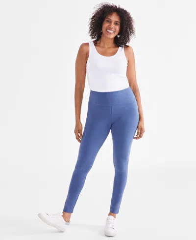 Style & Co Women's High Rise Leggings, Created For Macy's In New Uniform Blu