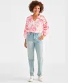 Style & Co Women's High Rise Straight-leg Jeans, Regular, Short And Long Lengths, Created For Macy's In Blue