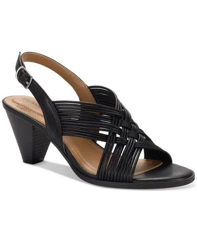Style & Co Women's Holliee Dress Sandals, Exclusively At Macy's In Blk Beauty