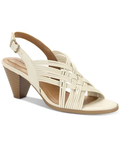 Style & Co Women's Holliee Dress Sandals, Exclusively At Macy's In Papyrus