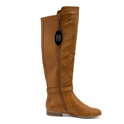 Style & Co Women's Kimball Wide Calf Tall Knee High Boots In Tan In Brown