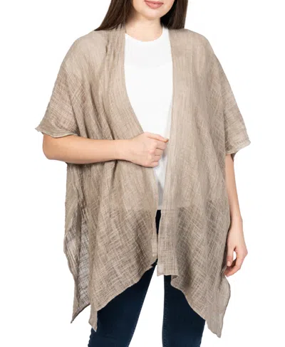 Style & Co Women's Layering Topper, Created For Macy's In Natural