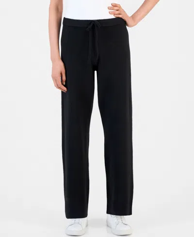 Style & Co Women's Luxsoft Wide-leg Sweater Pull-on Pants, Macy's Exclusive In Multi