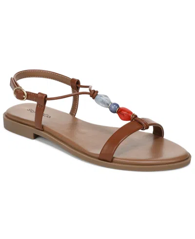 Style & Co Women's Lylahh Stone Flat Sandals, Macy's Exclusive In Multi