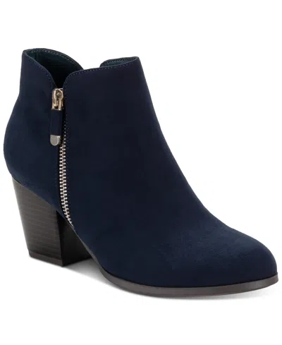Style & Co Women's Masrinaa Ankle Booties, Created For Macy's In Blue