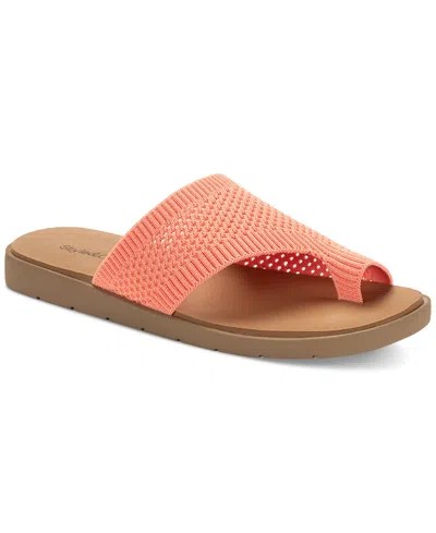 Style & Co Women's Mayyze Flat Sandals, Exclusively At Macy's In Psca Peach