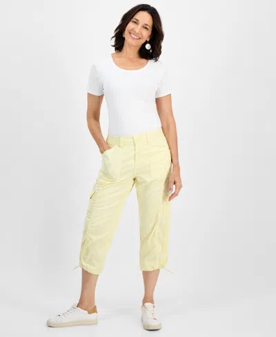 Style & Co Women's Cargo Capri Pants, Regular & Petite, Created For Macy's