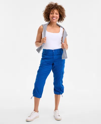 Style & Co Women's Cargo Capri Pants, Regular & Petite, Created For Macy's