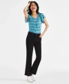 Style & Co Women's Mid-rise Curvy Bootcut Jeans, Regular, Short And Long Lengths, Created For Macy's In Deep Black