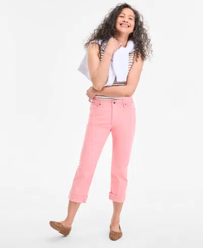 Style & Co Women's Mid-rise Curvy Capri Jeans, Created For Macy's