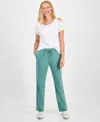 Style & Co Women's Mid-rise Drawstring-waist Sweatpants, Regular & Petite, Created For Macy's