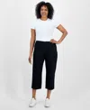Style & Co Women's Mid-rise Pull-on Capri Pants, Exclusively At Macy's In Black