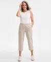 Style & Co Women's Mid-rise Pull-on Capri Pants, Regular & Petite, Exclusively At Macy's In Stone Wall