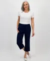 Style & Co Women's Mid-rise Pull-on Capri Pants, Regular & Petite, Exclusively At Macy's In Industrial Blue