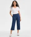 Style & Co Women's Mid-rise Pull-on Capri Pants, Regular & Petite, Exclusively At Macy's In Karen Dark
