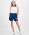 Style & Co Women's Mid-rise Pull-on Shorts, Regular & Petite, Exclusively At Macy's