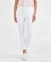 STYLE & CO WOMEN'S MID-RISE STRAIGHT LEG CHINO PANTS, CREATED FOR MACY'S