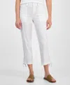 Style & Co Women's Mid Rise Tie-hem Ankle Pants, Exclusively At Macy's