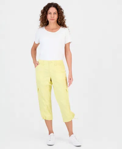 Style & Co Women's Mid-rise Cargo Capri Pants, Exclusively At Macy's In Multi