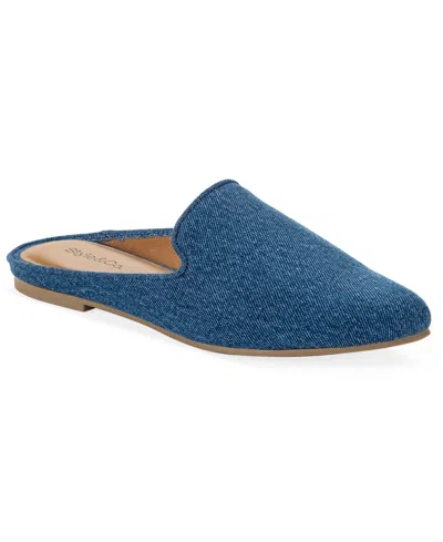 Style & Co Women's Naomii Slip On Mules, Exclusively At Macy's In Blue