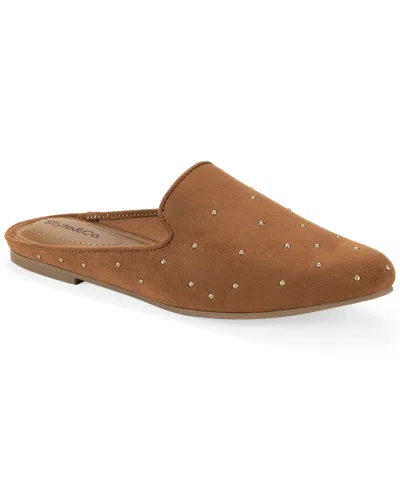 Style & Co , Women's Nellyy Almond Toe Mule Flats, Macy's Exclusive In Multi