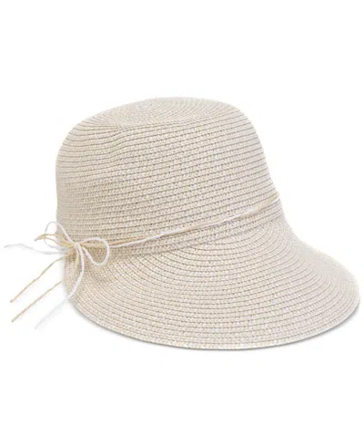 Style & Co Women's Packable Paper Framer Hat, Created For Macy's In Natural