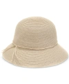 STYLE & CO WOMEN'S PACKABLE STRAW CLOCHE HAT, CREATED FOR MACY'S