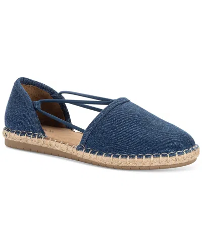 Style & Co Women's Peetaa Flat Sandals, Exclusively At Macy's In Lps Denim