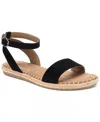 Style & Co Peggyy Womens Faux Suede Flat Ankle Strap