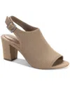 Style & Co Women's Peyyton Slingback Knit Dress Shooties, Exclusively At Macy's In Lt Taupe