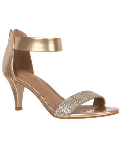 Style & Co Women's Phillys Two-piece Evening Sandals, Created For Macy's In Brown