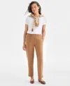 Style & Co Women's Pull-on Ankle Pants, Macy's Exclusive In Brown