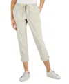 Style & Co Women's Pull On Cuffed Pants, Created For Macy's In Stone Wall