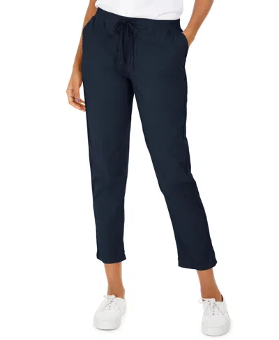 Style & Co Women's Pull On Cuffed Pants, Regular & Petite, Created For Macy's In Blue