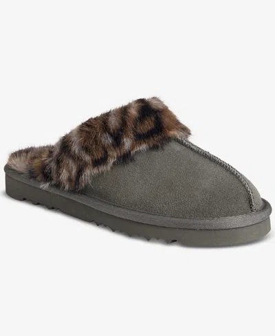 Style & Co Women's Rosiee Slippers, Created For Macy's In Gray